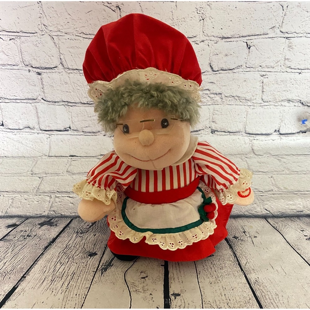Vintage Thomas Pacconi VideoReplacement Mrs. Claus Christmas Singing Jingle Bell